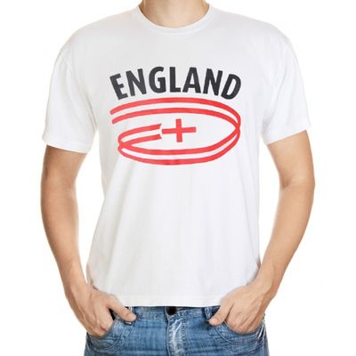 Wit heren t-shirt Engeland