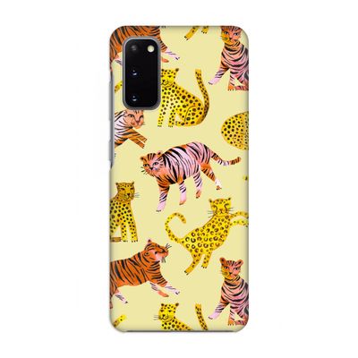 Cute Tigers and Leopards: Volledig geprint Samsung Galaxy S20 Hoesje