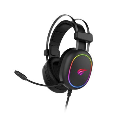 Havit GAMING HEADPHONE RGB BLACK 2016D Headset Bedraad Hoofdband Gamen Zwart
