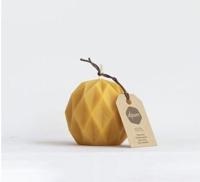 Bijenwaskaars in vorm Dimant (klein) - 1 kaars