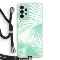 Palmbladeren: Samsung Galaxy A52s 5G Transparant Hoesje met koord