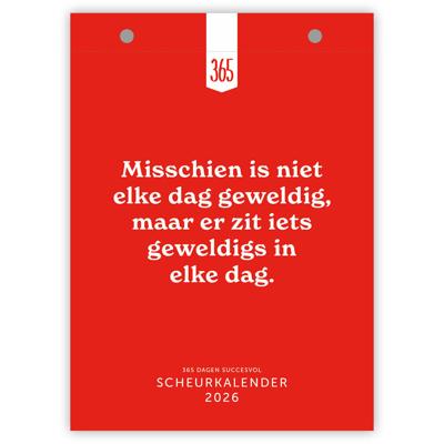 365 Dagen Succesvol Scheurkalender 2026