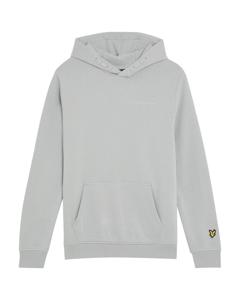 Lyle & Scott winter hoodie jongens - Grijs mirage - Script