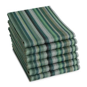 DDDDD theedoek Over the rainbow - 60x65 cm - Green - 6 stuks