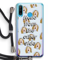 Hello: Huawei P30 Lite Transparant Hoesje met koord