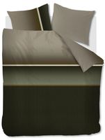 Beddinghouse Dekbedovertrek Kian Olive Green-2-persoons (200 x 200/220 cm)