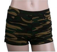Ladies hotpants camouflage