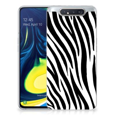 Samsung Galaxy A80 | TPU Hoesje | Zebra