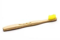 Tandenborstel bamboe kids geel brush soft 1 Stuks