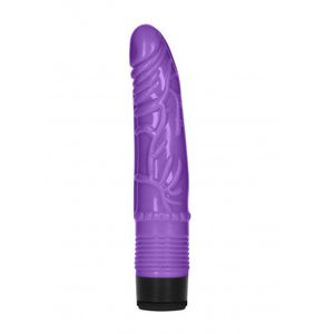 8 Inch Slight Realistic Dildo Vibe - Purple