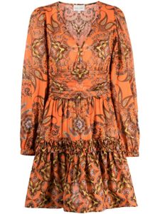 Cara Cara robe en coton Harper à coupe courte - Orange