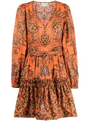 Cara Cara robe en coton Harper à coupe courte - Orange
