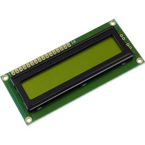 Display Elektronik LC-display (b x h x d) 80 x 36 x 6.6 mm DEM16101SYH