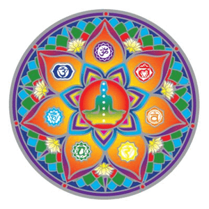 Raamsticker Seven Chakras