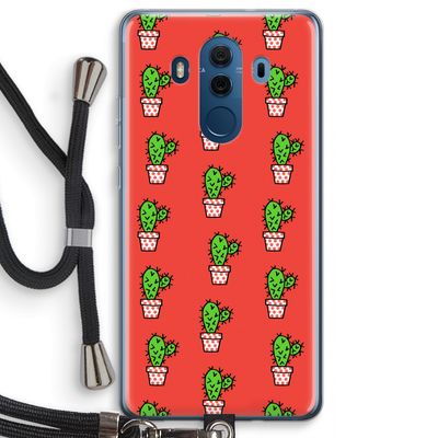 Mini cactus: Huawei Mate 10 Pro Transparant Hoesje met koord
