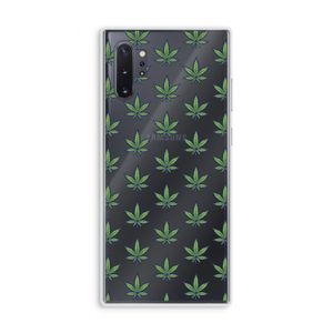 Weed: Samsung Galaxy Note 10 Plus Transparant Hoesje