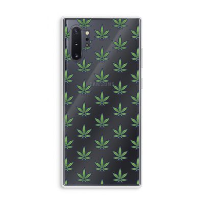 Weed: Samsung Galaxy Note 10 Plus Transparant Hoesje