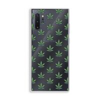 Weed: Samsung Galaxy Note 10 Plus Transparant Hoesje