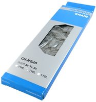 Shimano hg40 ketting 6/7/8v 116 schakels - grijs