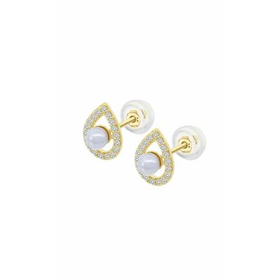 Dames oorbellen Lotus HIN00095 Gouden