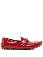 Gucci mocassins à semelle oversize - Rouge