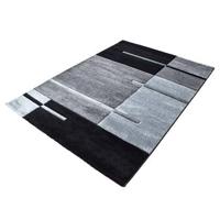 Tapeso Modern Vloerkleed Hawaii Grijs 1310 - 80x150 cm