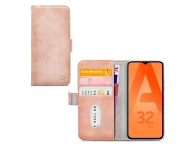 Mobilize Mobilize Elite Gelly Wallet Book Case Samsung Galaxy A32 5G Soft Pink