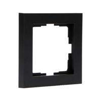 Enkel frame zwart voor wandcontactdoos - 55 x 55 mm Enkel frame zwart voor wandcontactdoos - 55 x 55 mm