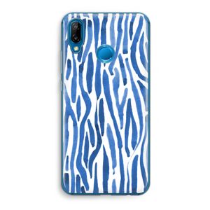 Blauwe nerven: Huawei P20 Lite Transparant Hoesje