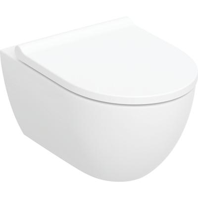 Geberit Wandcloset Acanto Rimless Turboflush 36 x 53,5 x 38,5 cm Keramiek Glanzend Wit