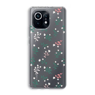Small white flowers: Xiaomi Mi 11 Transparant Hoesje