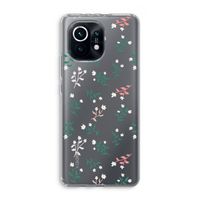Small white flowers: Xiaomi Mi 11 Transparant Hoesje