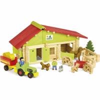 Actiefiguren Jeujura Wooden Farm 140 Onderdelen Playset