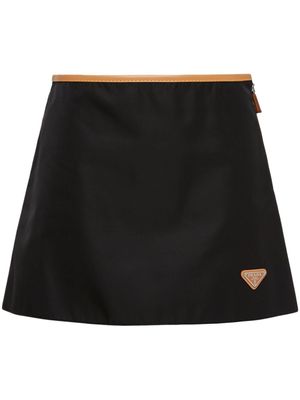 Prada minijupe Re-Nylon - Blanc