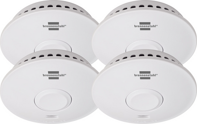 Brennenstuhl Rookmelder Set, 4X Rookmelder Rm L 3100 - 1290210004