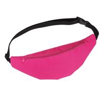 Heuptasje - roze - 35 x 15 cm - festivaltasjes- Fanny pack - polyester - verstelbaar - buideltasje