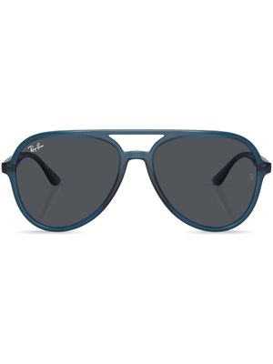 Ray-Ban lunettes de soleil à monture pilote - Bleu