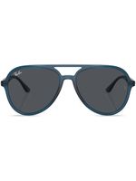 Ray-Ban lunettes de soleil à monture pilote - Bleu