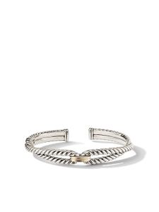 David Yurman bracelet Cable Loop en argent sterling et or 18ct