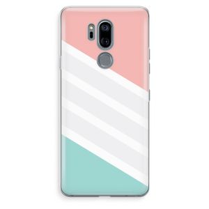 Strepen pastel: LG G7 Thinq Transparant Hoesje