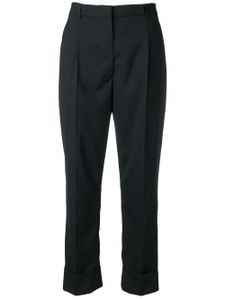 Prada pantalon de costume crop - Bleu