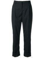 Prada pantalon de costume crop - Bleu