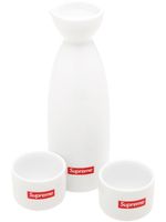 Supreme set pour Sake à logo - Blanc