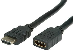 VALUE HDMI High Speed Cable met Ethernet M-F, 3 m