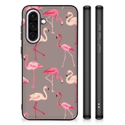 Samsung Galaxy A56 Dierenprint Telefoonhoesje Flamingo
