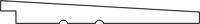 Zweeds rabat Eco Noord-Europees vuren zwart gespoten 1,1/2,2x19,5x510 cm Tuindeco - Tuindeco