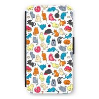 Kleurrijke katten: iPhone 12 mini Flip Hoesje