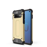 Magic Armor TPU + PC combinatie Case voor Galaxy S10 (goud)