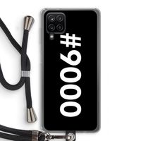 #9000: Samsung Galaxy A12 Transparant Hoesje met koord