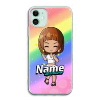 Chibi Maker vrouw: iPhone 11 Transparant Hoesje